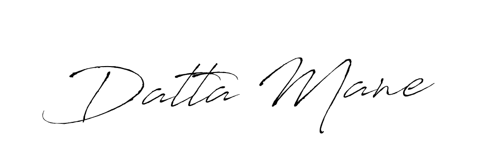 How to make Datta Mane signature? Antro_Vectra is a professional autograph style. Create handwritten signature for Datta Mane name. Datta Mane signature style 6 images and pictures png